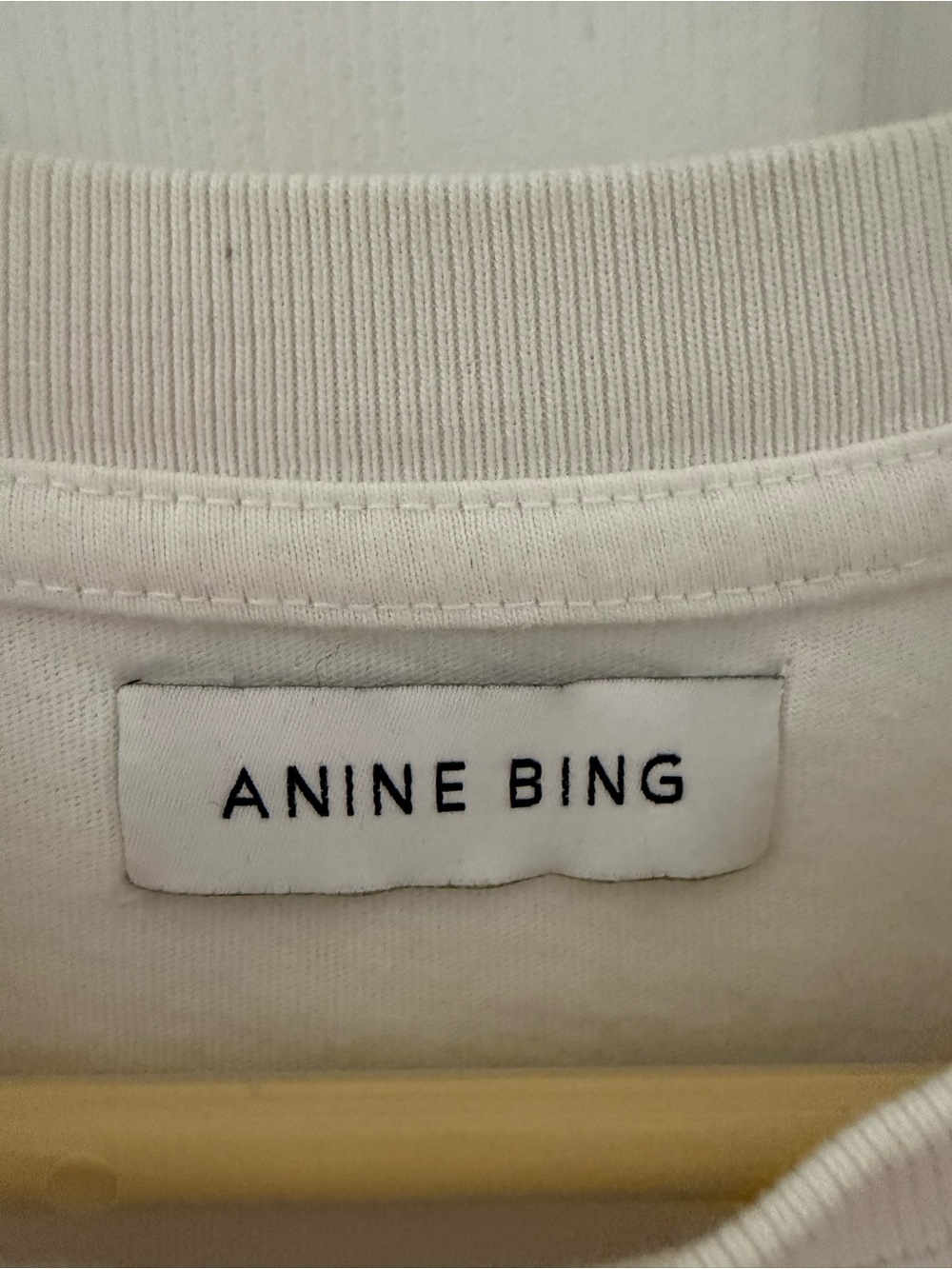 Anine Bing White Ida T-Shirt with Brigitte Bardot Size XS - Picture 3 of 8